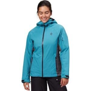 Black Diamond‎ Women's Boundary Line Blue & gray Insulated Ski Coat Size Large